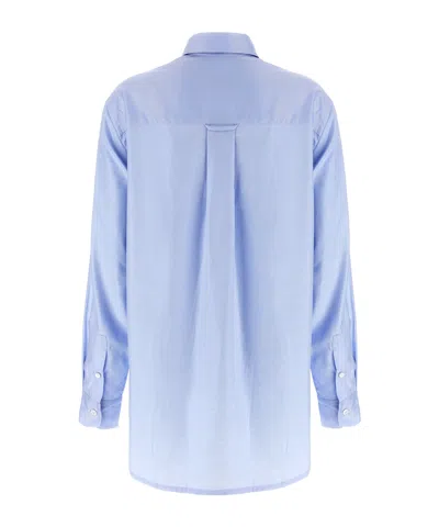 Brioni Buttoned Long-sleeved Shirt In Purple