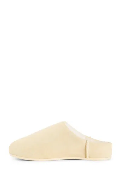 Ugg Light Beige Elea Slip On Flats In Neutral
