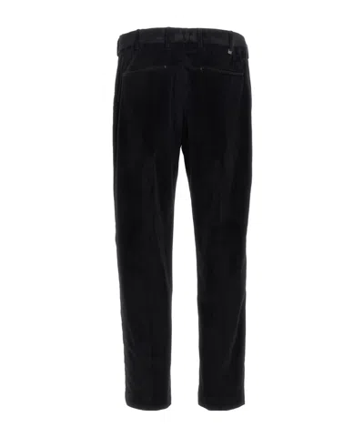 Pt Torino Pleat-front Corduroy Trousers In Black
