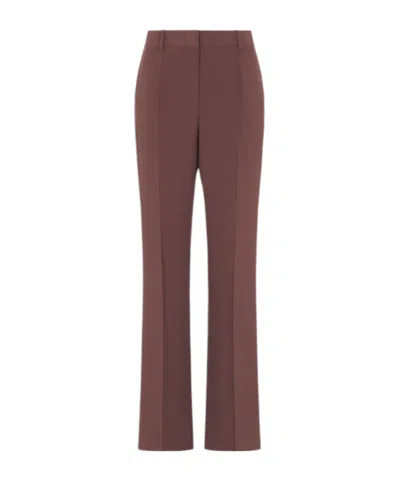 Brioni Pleat Detailed Tailored Pants In Brown