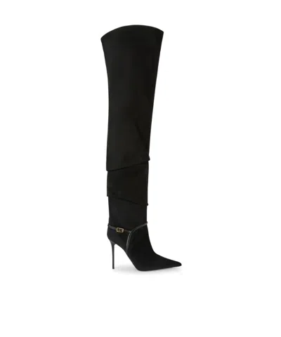 Giuseppe Zanotti Secret 105 Over-the-knee Boots In Black