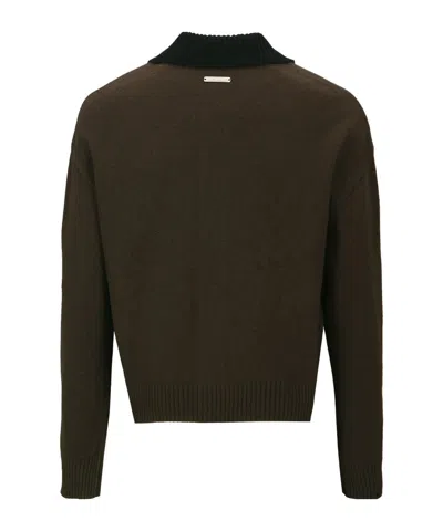 Andersson Bell Wool And Cashmere Blend Cardigan In Brown