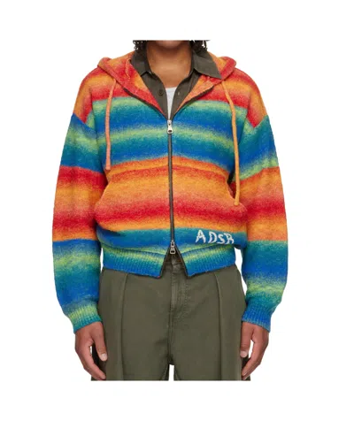 Andersson Bell Gradient Zipper Hoodie In Multi