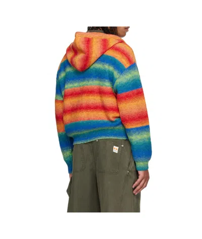 Andersson Bell Gradient Zipper Hoodie In Multi