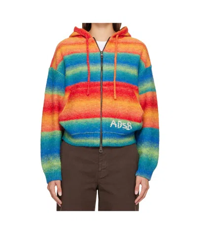 Andersson Bell Gradient Zipper Hoodie In Multi