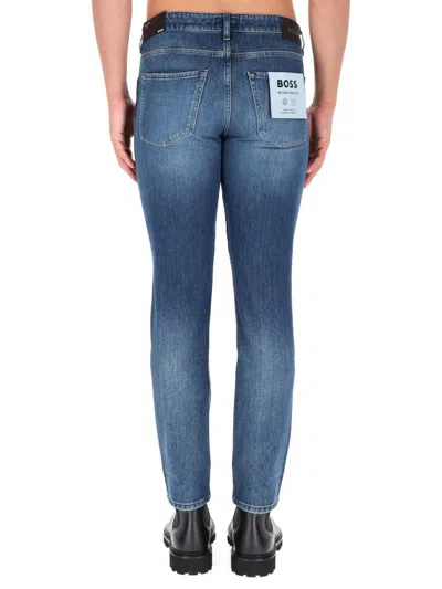 Hugo Boss Boss Jeans "h-delaware" In Blue