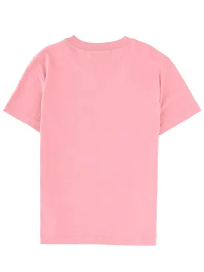 Versace Jeans Couture T-shirt With Print In Pink