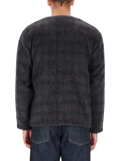 Our Legacy Grey Wool-blend Sweater In Gray