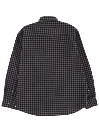 Sunflower Checked Shirt In Black