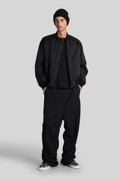 Undercover Bomber Jacket In Black Wool In Blue