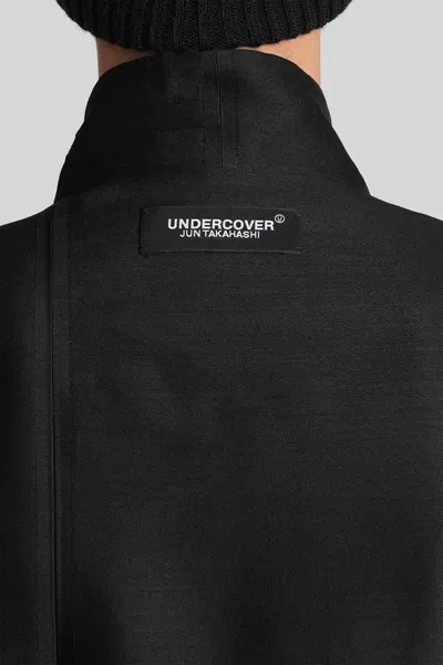 Undercover Bomber Jacket In Black Wool In Blue
