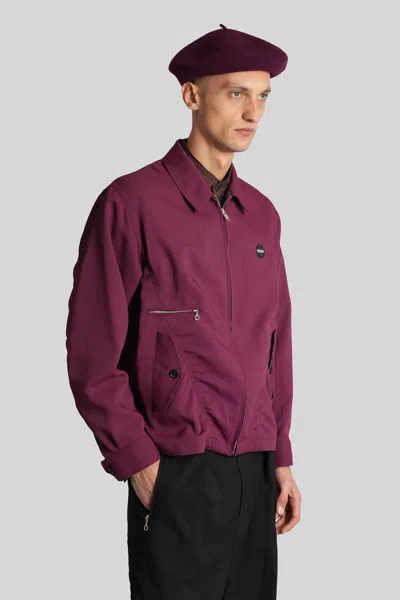 Undercover Patch-detail Bomber Jacket In Pink