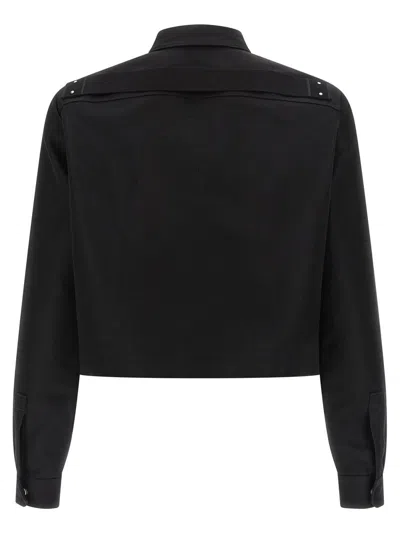 Rick Owens Tour Alice Shirt Jacket In Black