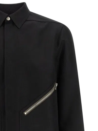 Rick Owens Tour Alice Shirt Jacket In Black