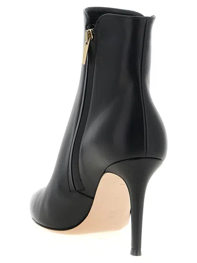 Gianvito Rossi Levy Ankle Boots In Black