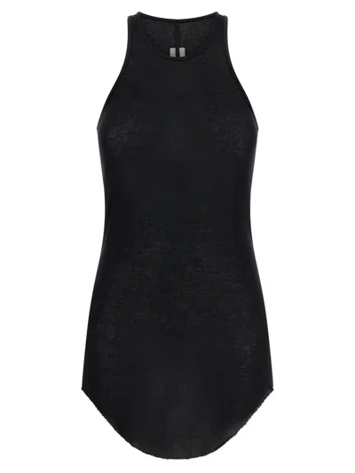 Rick Owens Crew Neck Vest In Black