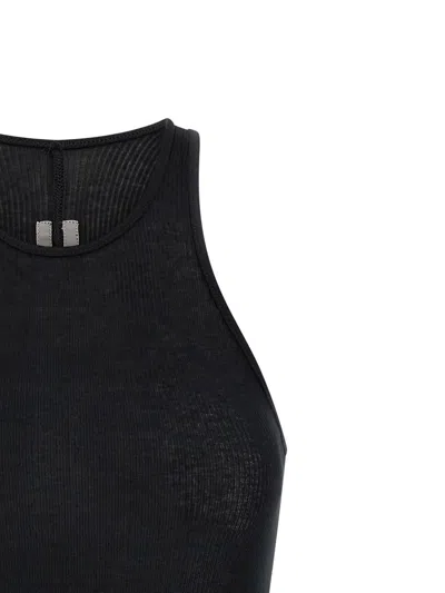 Rick Owens Crew Neck Vest In Black