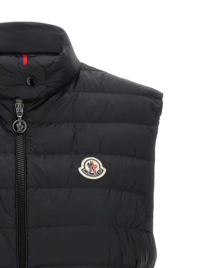 Moncler Igens Quilted Longue Gilets In Black