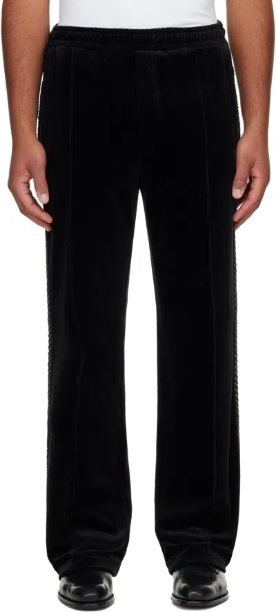 Andersson Bell Elastic Waistband Casual Pants In Black