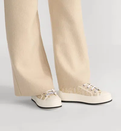 Dior Walk N  Platform Sneakers In Neutral