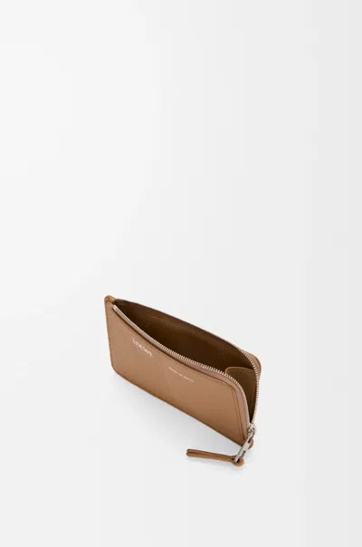 Loewe Coin Cardholder In Smooth And Grained Calfskin In Brown