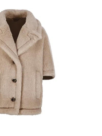 Max Mara Corvino1 Cape In Brown