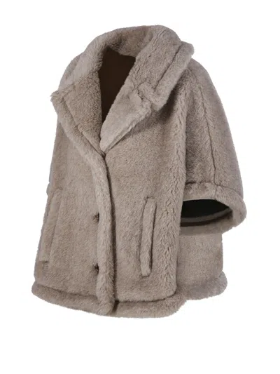 Max Mara Corvino4 Cape In Neutral