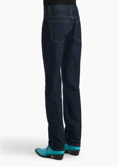 Khaite Farley High-rise Straight-leg Jeans In Blue