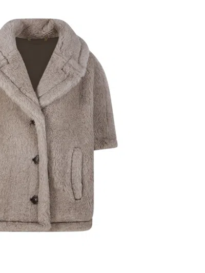 Max Mara Corvino4 Cape In Neutral