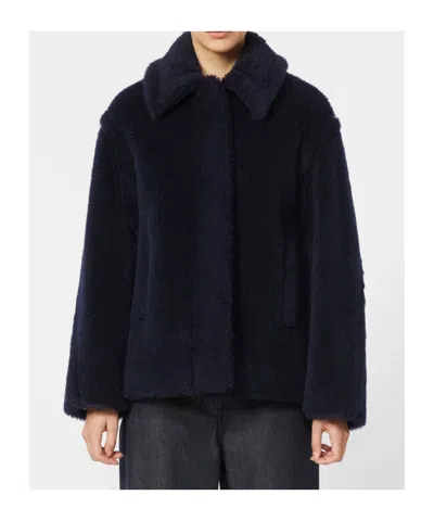 Max Mara Fuggito Jacket In Blue