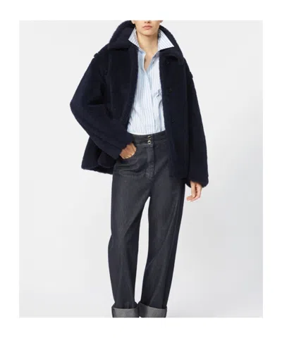 Max Mara Fuggito Jacket In Blue