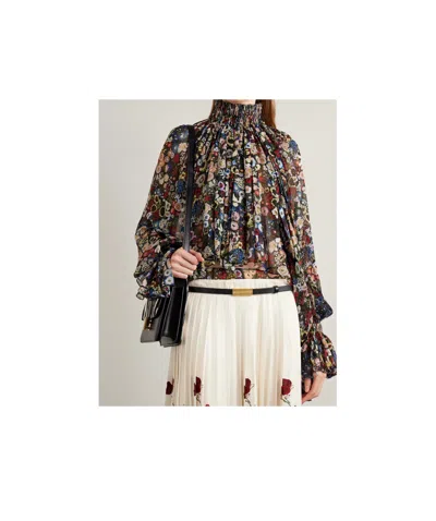 Khaite Brown Empire Solid Belt In Black