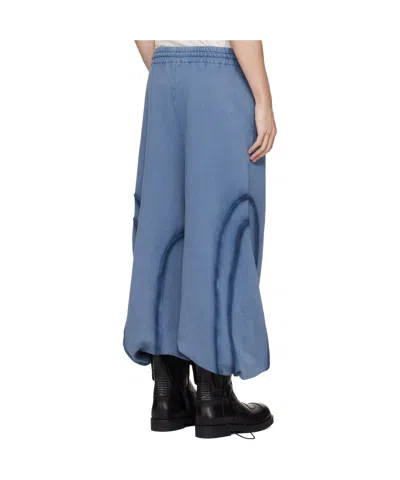 Avavav Blue Relaxed Drawstring Lounge Pants In Blue