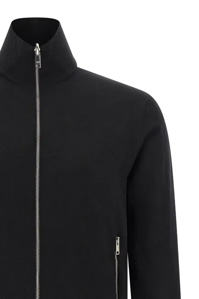 Prada Reversible Virgin Wool And Re-nylon Jacket In Black