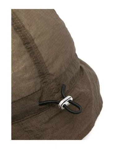 Ranra Der Flat Brim Hat In Brown