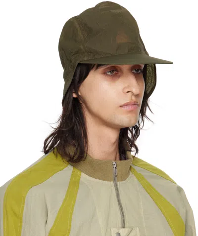 Ranra Der Flat Brim Hat In Brown