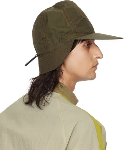 Ranra Der Flat Brim Hat In Brown