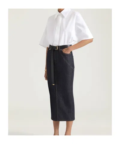 Givenchy Oversize Short Sleeve Cotton Poplin Button-up Shirt In White