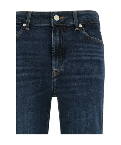 7 For All Mankind Leggy Bootcut Jeans In Blue