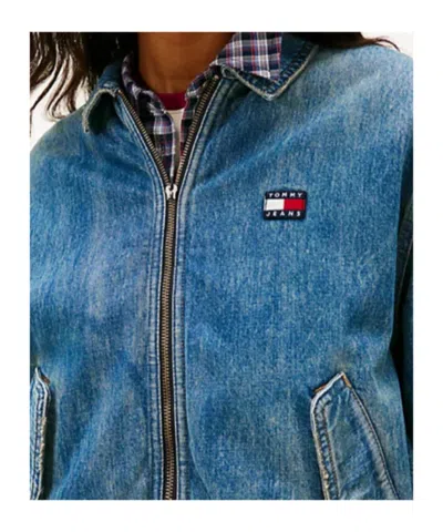 Tommy Hilfiger Collared Denim Jacket In Blue