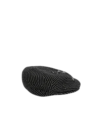 Vivienne Westwood Wool Flat Hat In Brown