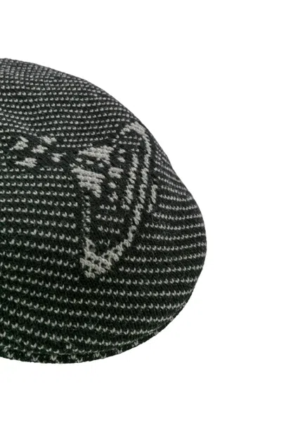 Vivienne Westwood Wool Flat Hat In Brown