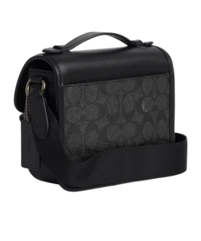 Coach Top Handle Shoulder Bag In Black