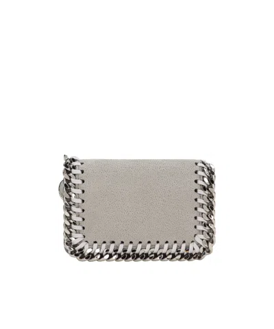 Stella Mccartney Chain Detailed Card Holder In Brown