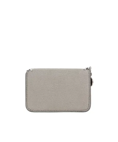 Stella Mccartney Chain Detailed Card Holder In Brown