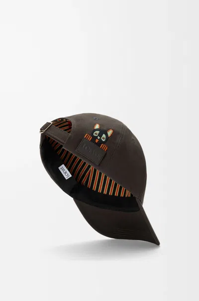 Loewe X Louis Wain Embroidered Baseball Cap In Black