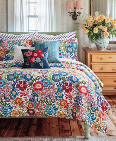 Levtex Garden Reversible 3-pc. Quilt Set, Full/queen In Multi