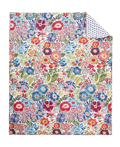 Levtex Night Garden Reversible Quilted Throw, 50" X 60" In Multi