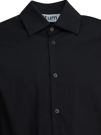 Altum Logo-embroidered Buttoned Shirt In Black