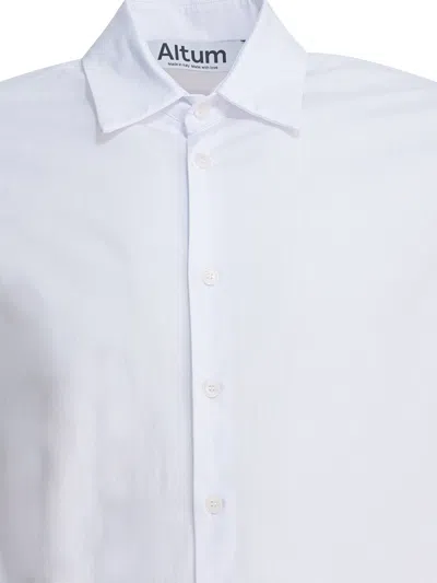 Altum Logo-embroidered Buttoned Shirt In White